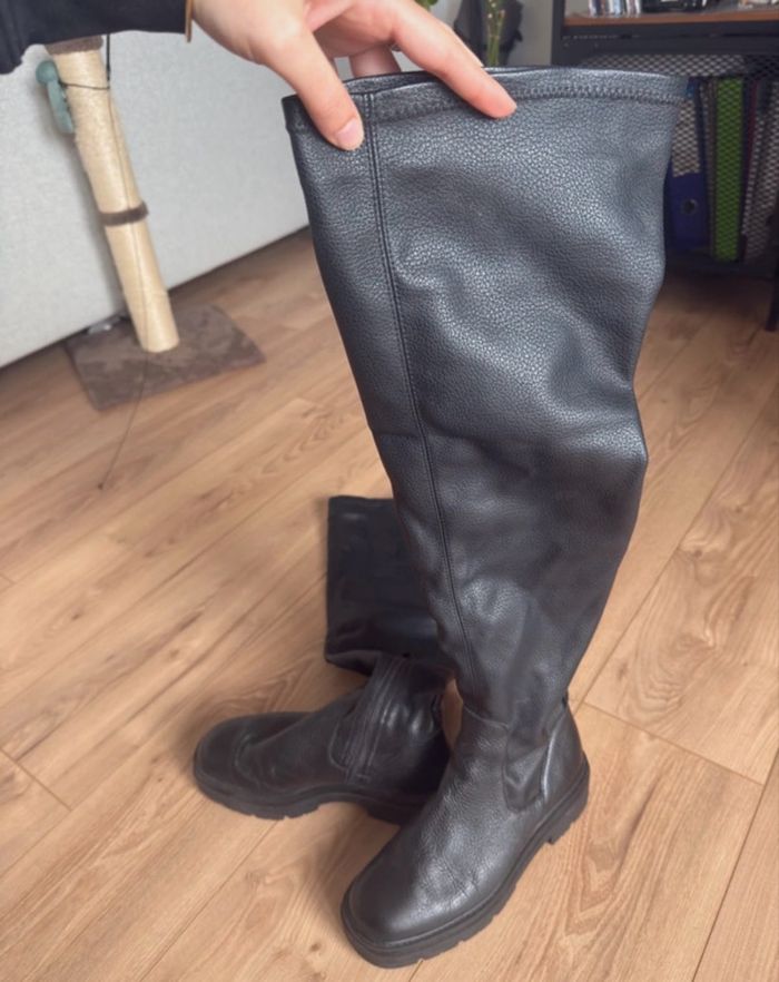 Cuissarde Jonak cuir noires 39 neuves