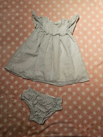 Robe et bloomer assorti 9-12 mois