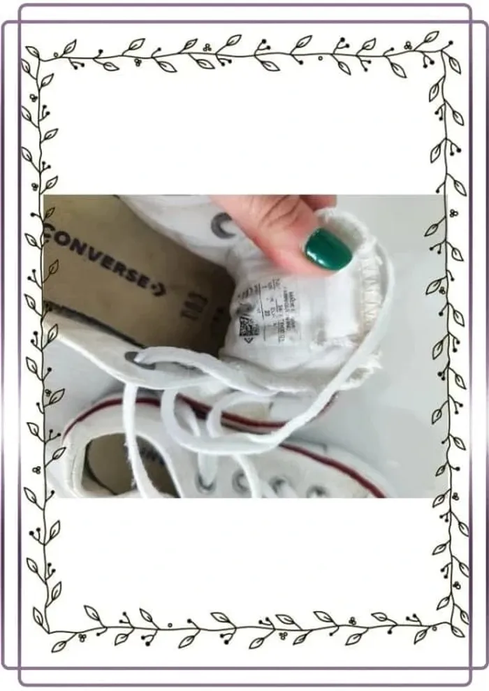 Lot de 2 paires de chaussures puma et converse bon état mais quelques tâches, taille 23 - photo numéro 5