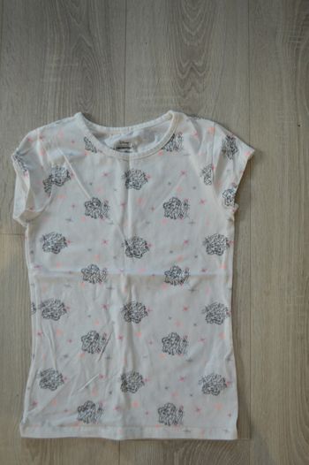 Tee shirt manches courtes La reine des neiges Orchestra 10 ans