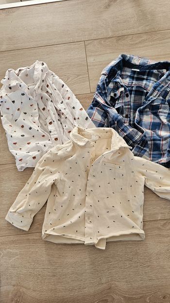 Lot 3 chemises 2 ans