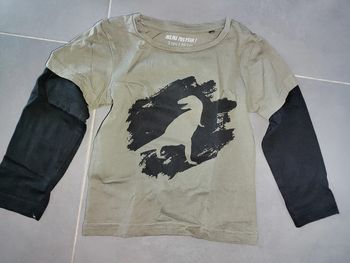 Tee shirt manches longues bicolore 3 ans 1€