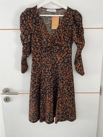 Robe noire/marron S Promod
