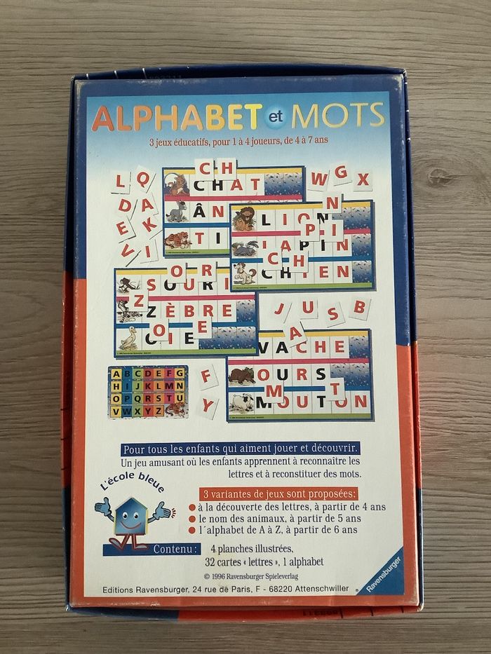 Jeu alphabet et mots pour enfants - photo numéro 2