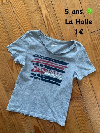 T-shirt 🍀 5 ans 🍀 La Halle