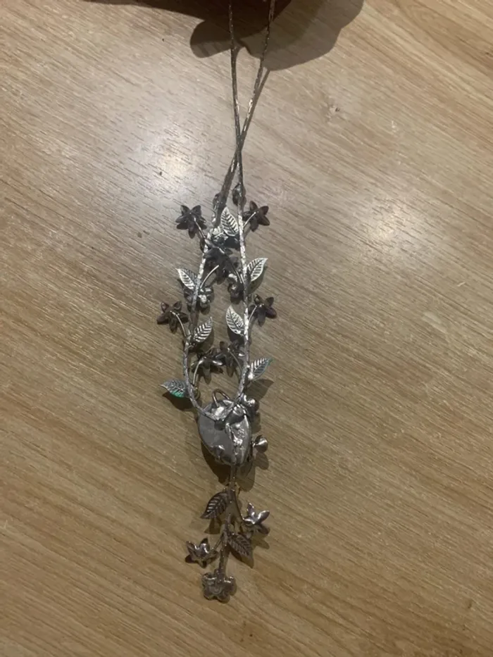 Parure fleurs violettes - photo numéro 6