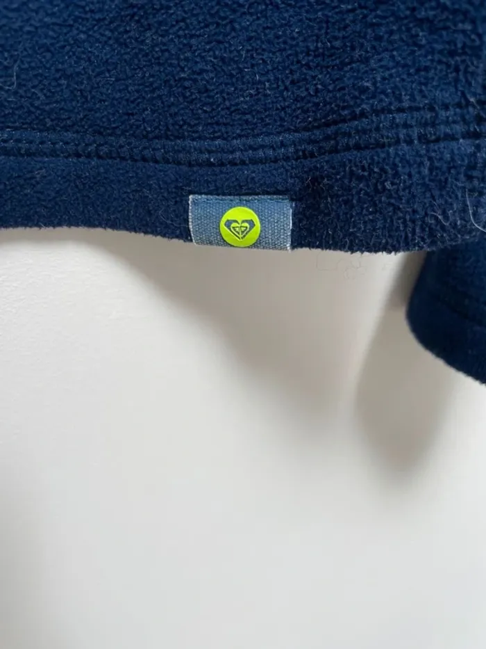 Roxy polaire fleece navy blue Womens XS quart zip - photo numéro 5
