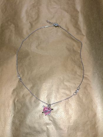 Collier pendentif forme coeur 