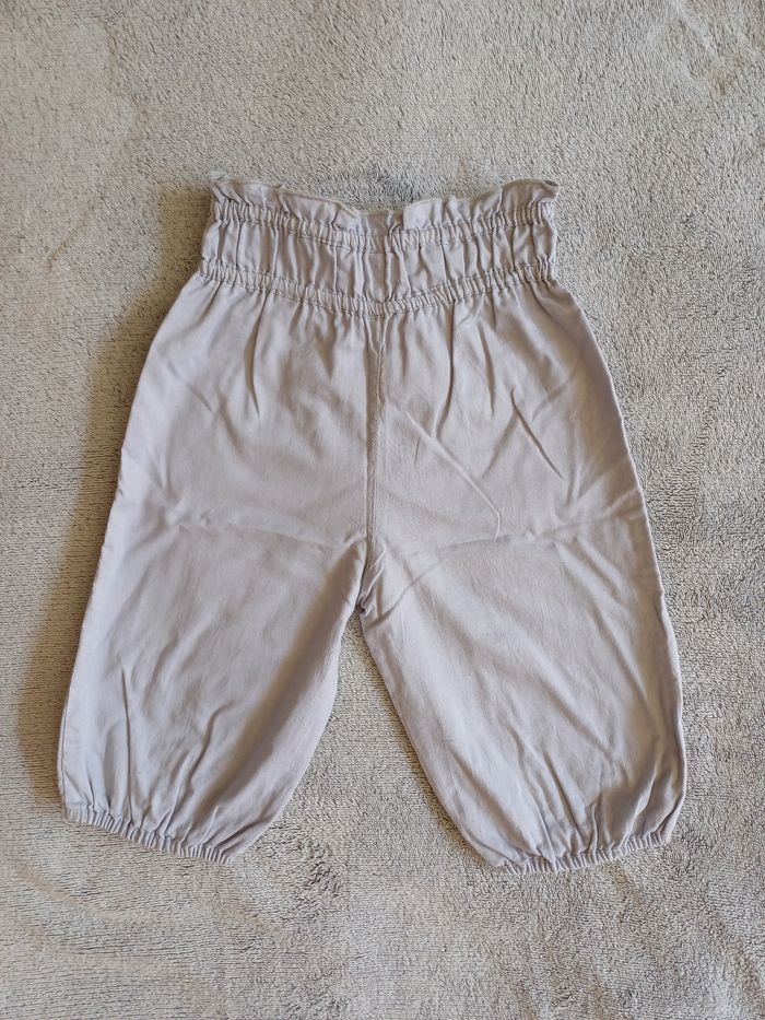 Pantalon fin coton gris clair - Obaïbi