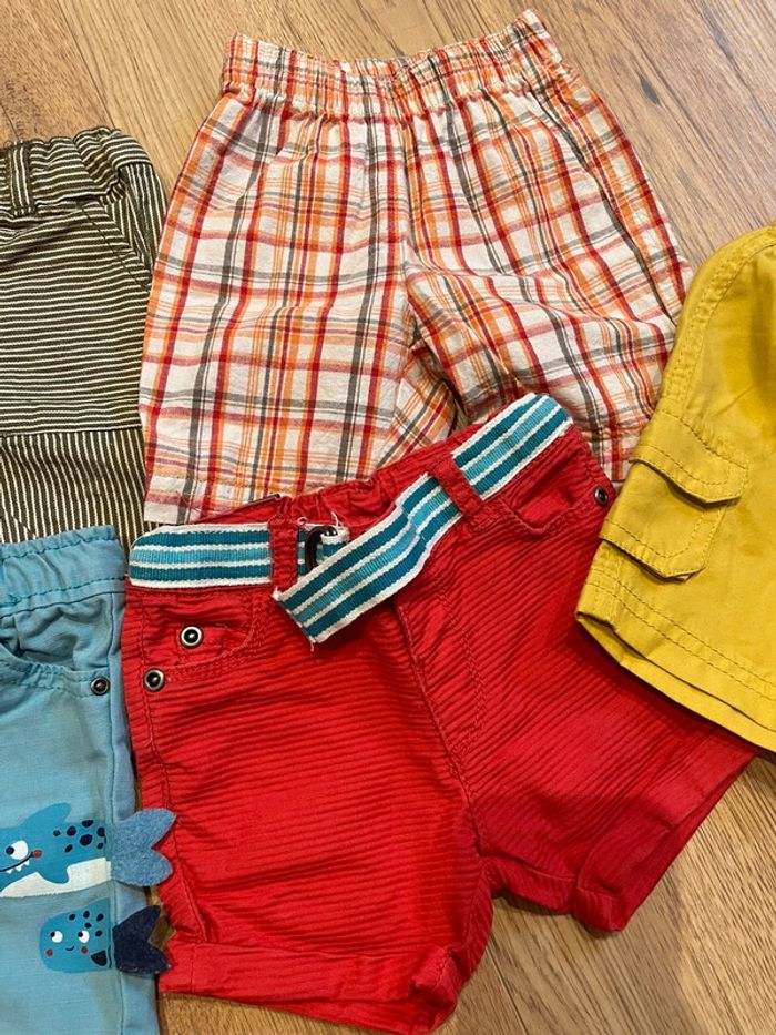 Lot de 5 shorts/pantacourt 3 mois - photo numéro 3
