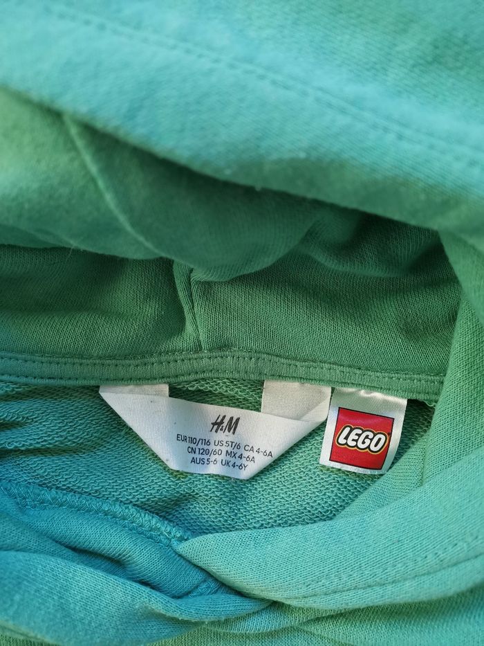 Pull H&M Lego T4 /6 ans vert/blanc - photo numéro 6