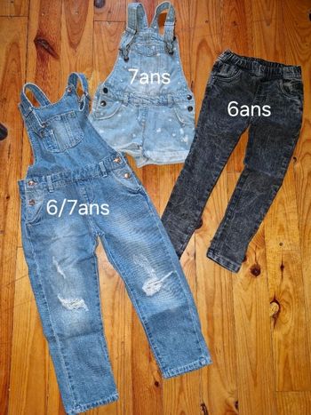 Lot salopette et jean