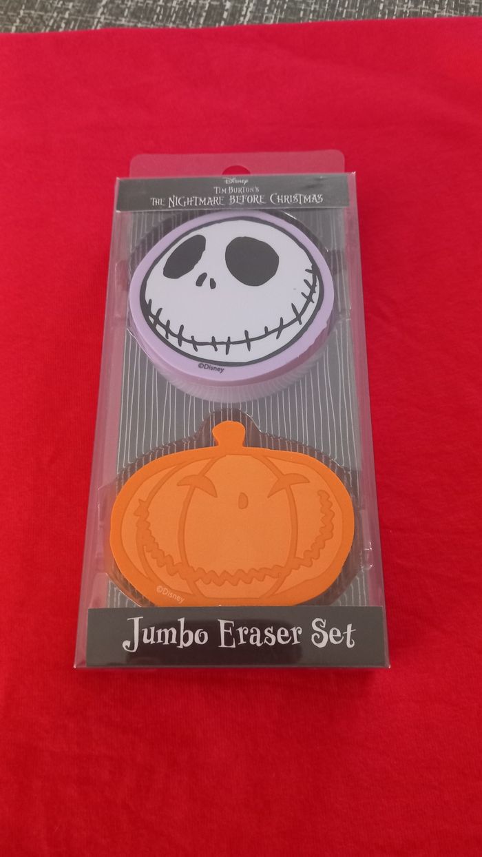 Set de gommes Jumbo L'étrange Noël de Mr Jack