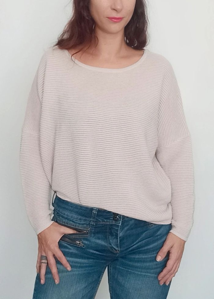 Beau pull côtelé pailleté TU - photo numéro 2