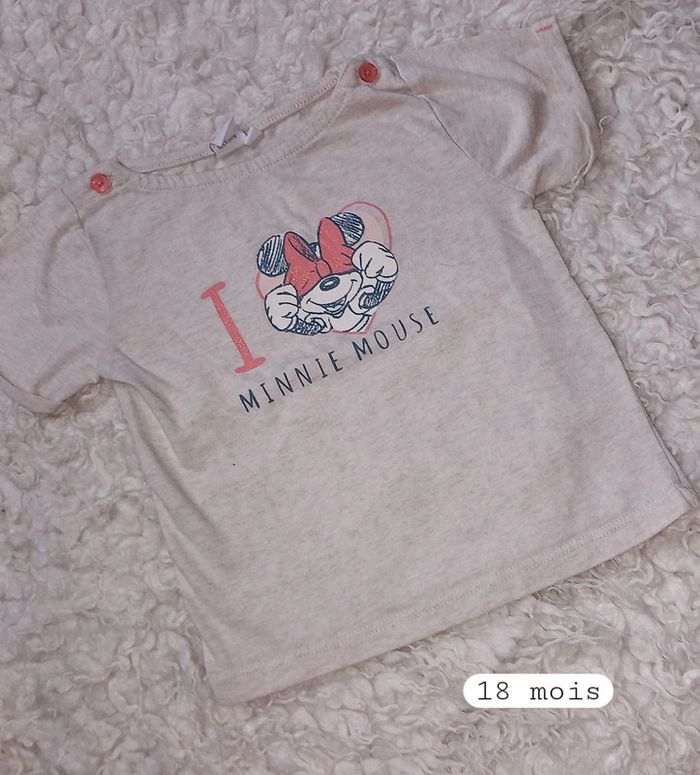 T shirt Beige Minnie