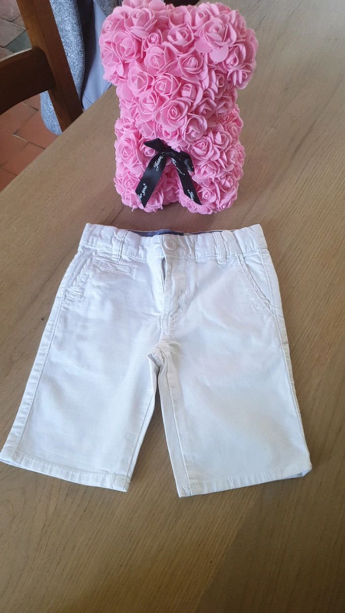 Short blanc okaidi 3ans