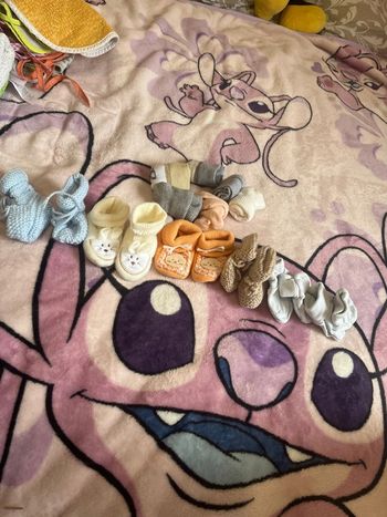 Chausson gant chaussettes bébé naissance