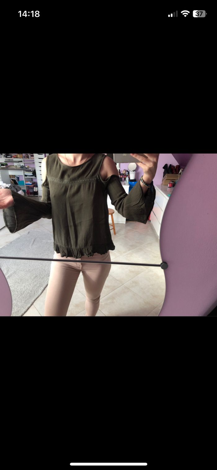 TEE shirt manche évasée - photo numéro 2