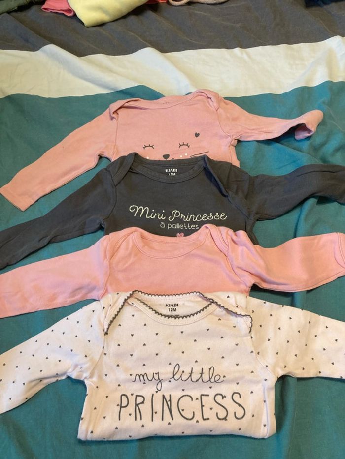 Lot de 4 bodies manches longues
