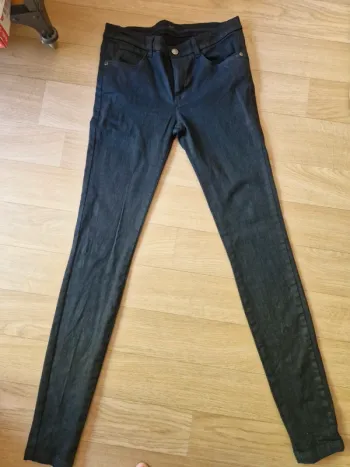 Jean slim bleu marine Ikks 36