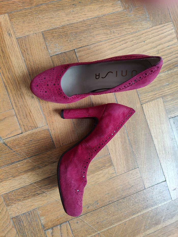 Escarpins rouge Unisa T37 excellent état - photo numéro 3