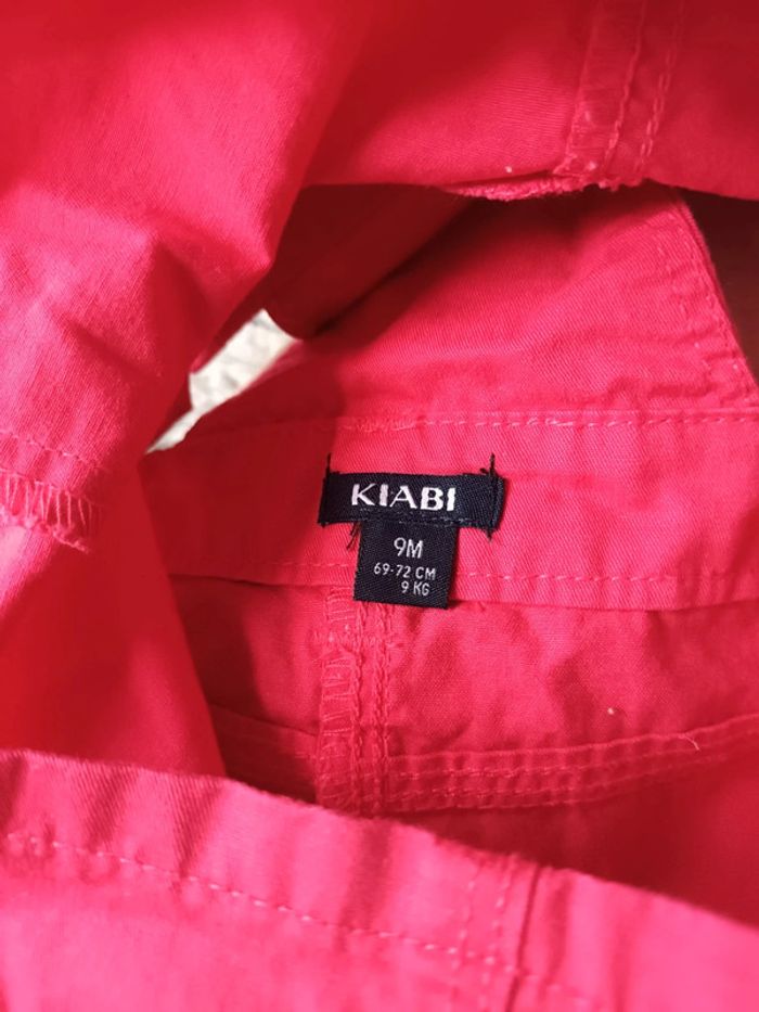 Robe salopette rose 9mois - photo numéro 3