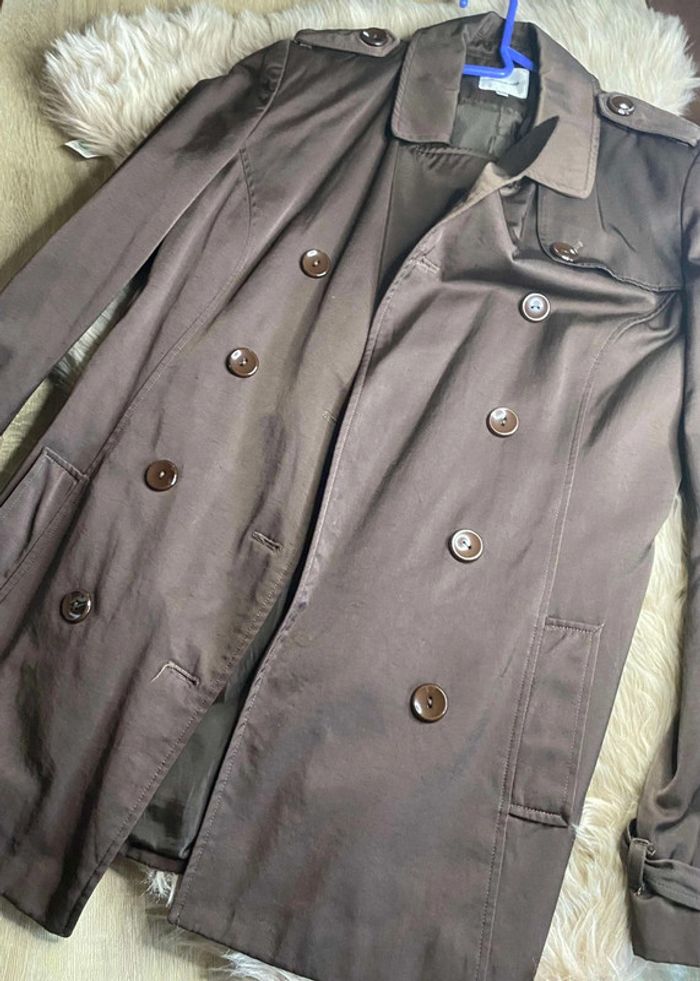 Manteau type trench marron Etam Taille L / 40