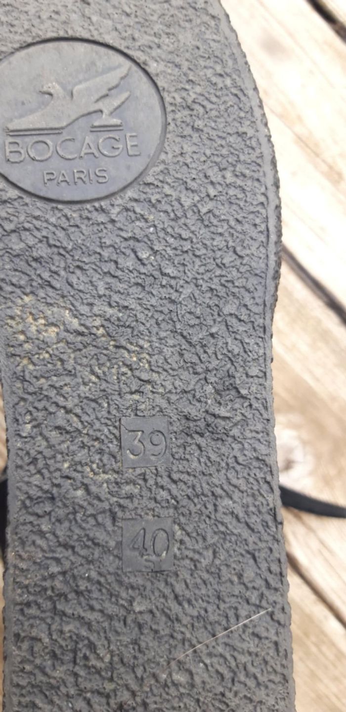 Chaussures semelles compensées, marque Bocage - photo numéro 5