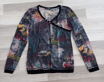 T-shirt femme à manches longues imprimé Cicero taille unique