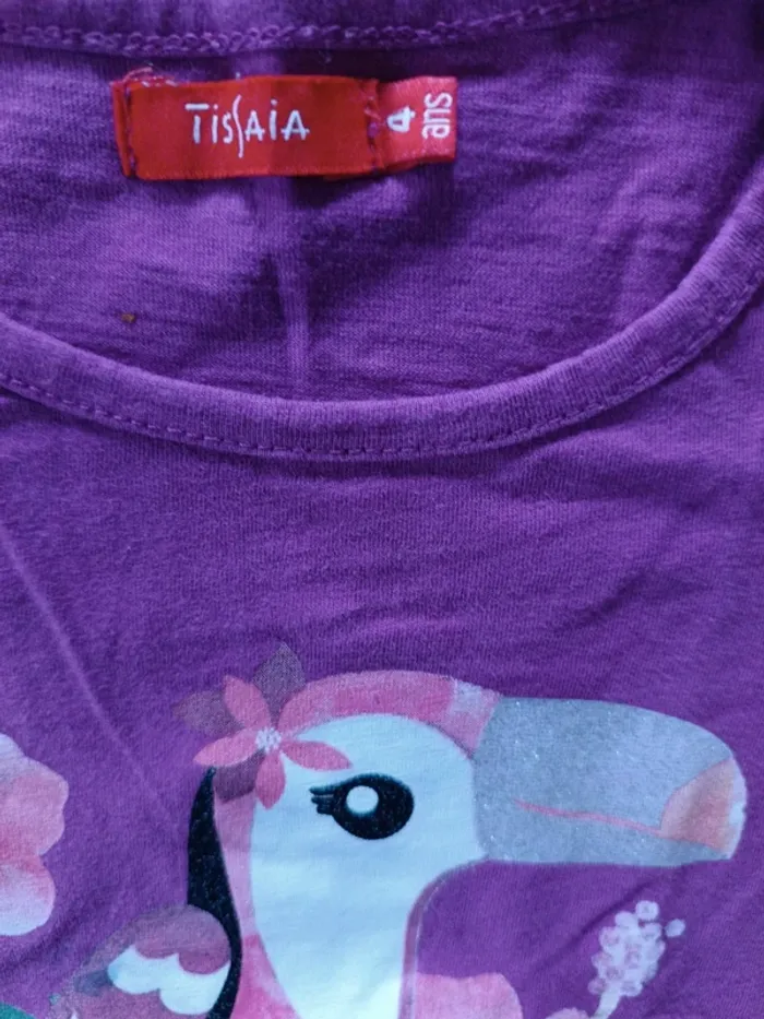 T-shirt "Toucan" Tissaia 4A - photo numéro 3