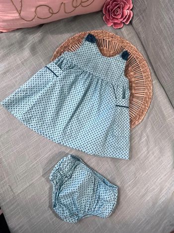 Robe et bloomer taille 6 mois