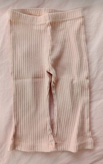 Legging fille Hema ligné rose 74 cm