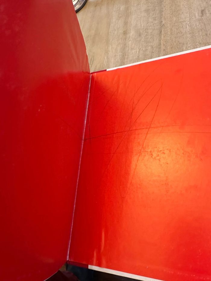 Grand livre Le Noël de Caroline fête hiver reliure rouge état satisfaisant Pierre Probst - photo numéro 8