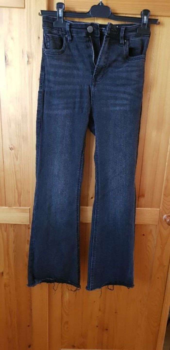 Jeans " chopped flare "