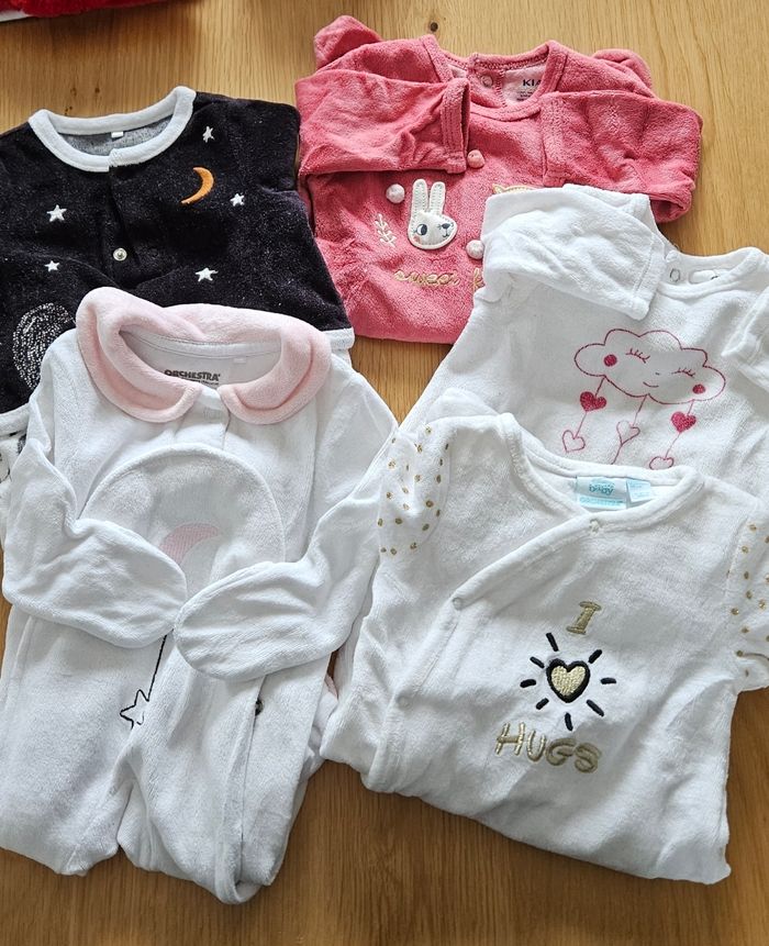 Lot de pyjamas velours