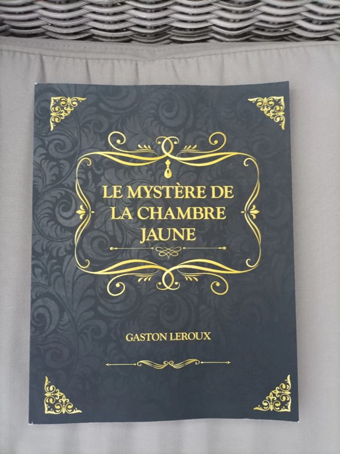 Livre "le mystère de la chambre jaune" neuf