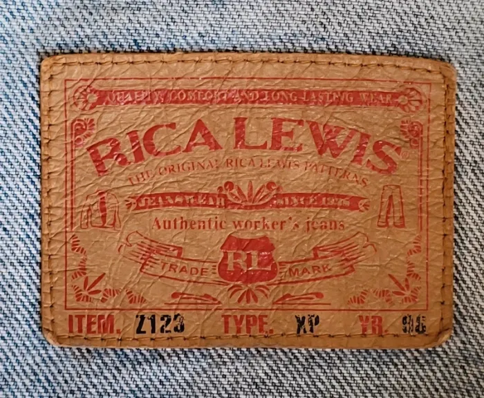 Veste en jean bleue claire vintage 90's Rica Lewis Taille XL ou 48 50 - photo numéro 8