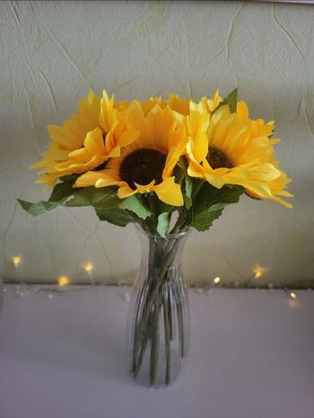 Bouquet de tournesols artificiels