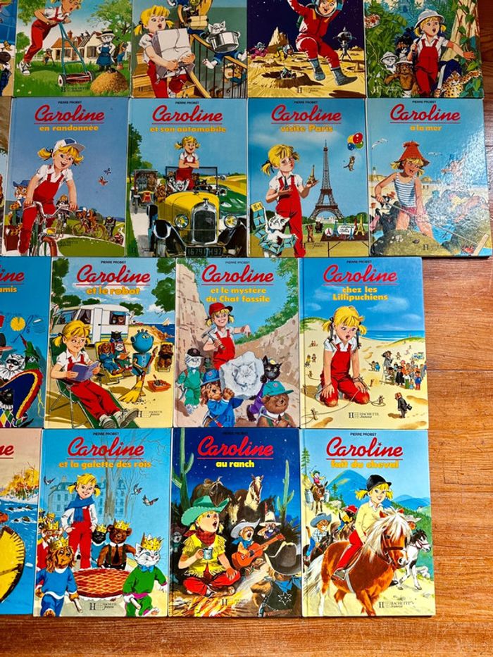 Lot superbe de 18 livres Caroline complets bon état Pierre Probst albums - photo numéro 2
