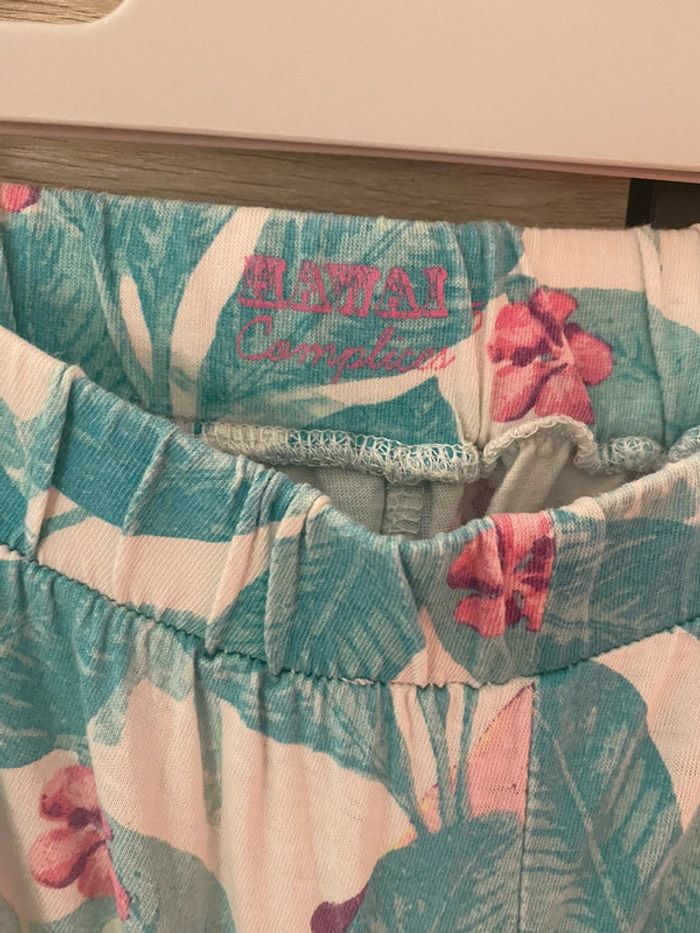 Ensemble t-shirt et short Hawaï Complices Taille 5 ans - photo numéro 10