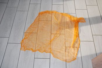 foulard orange accessoire fête anniversaire Evj déguisement claire's