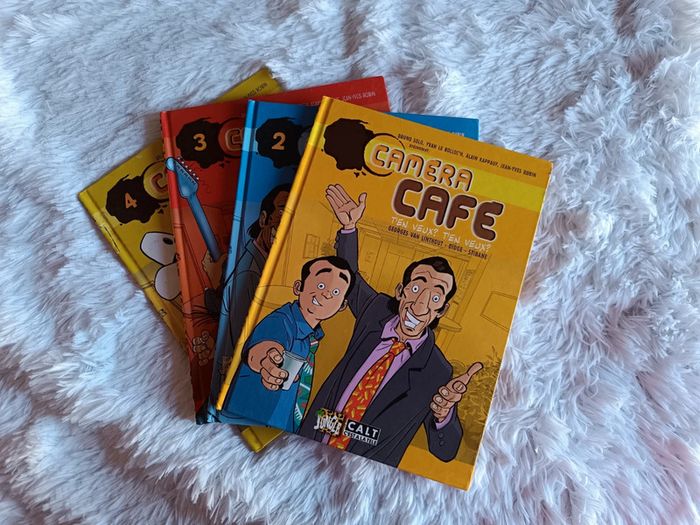 Lot Caméra Café Bd tome 1 2 3 4 - Calt x Jungle