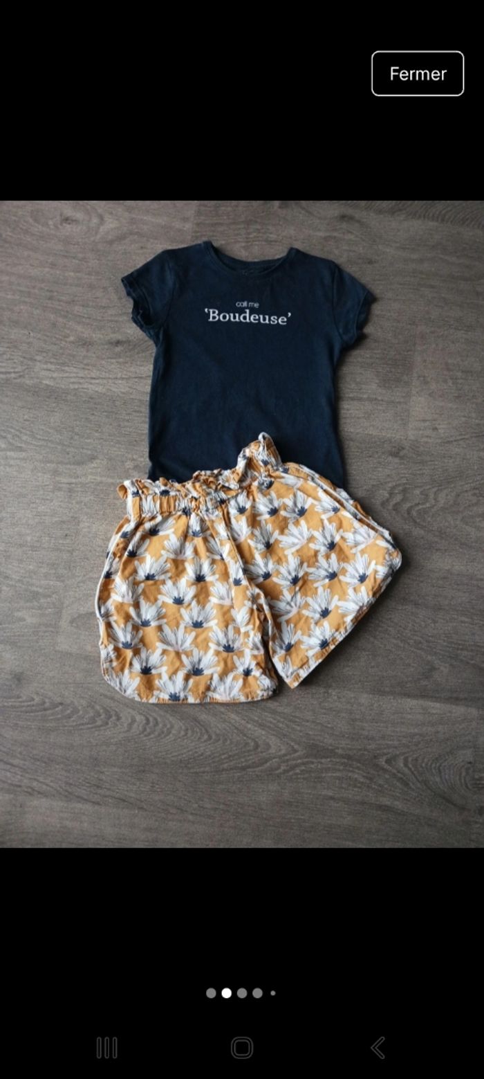 Ensemble short jupe et teeshirt - photo numéro 2