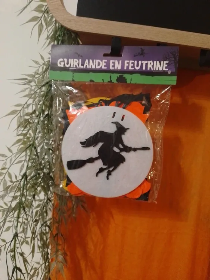 guirlande de 3 mètres - " Happy Halloween " neuve sous blister - photo numéro 5