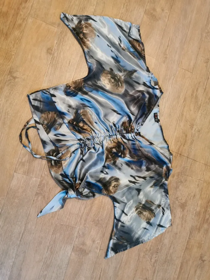 Blouse effet satiné