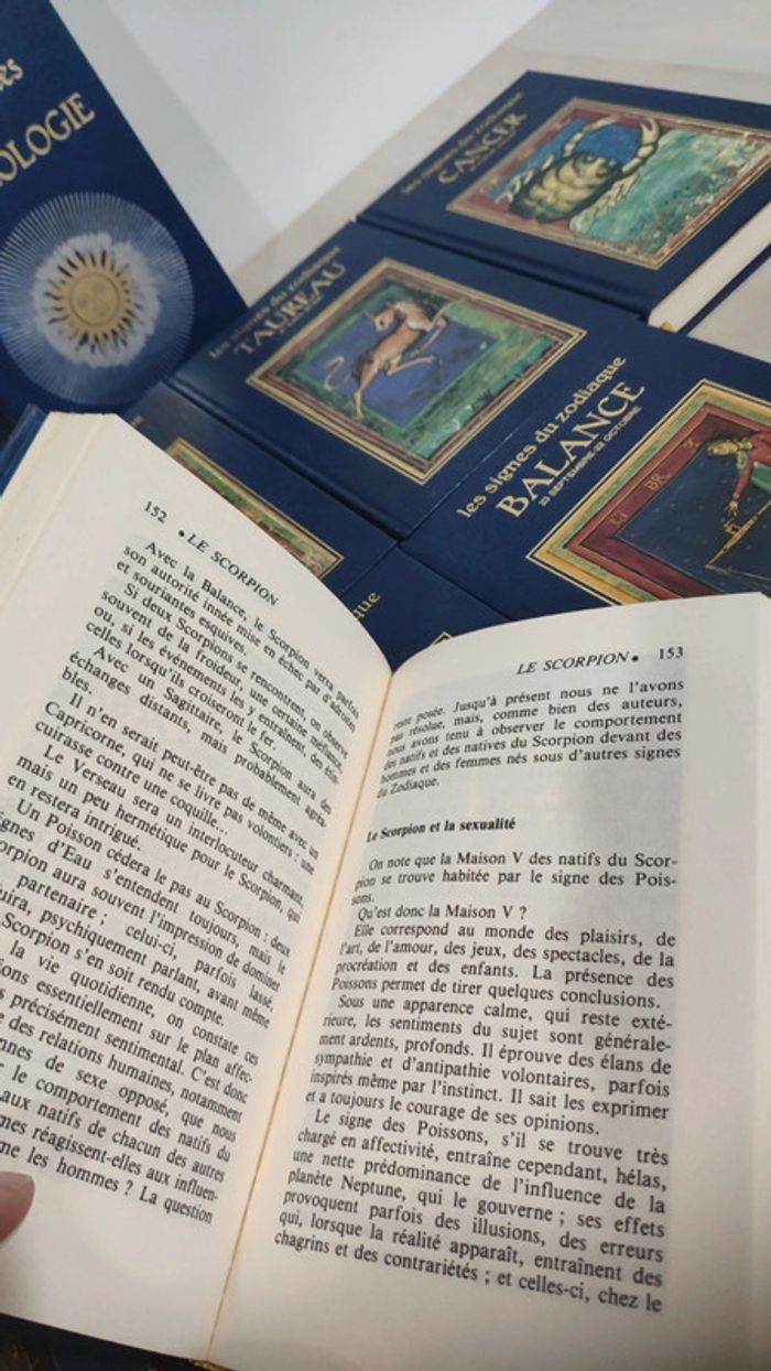 Lot 14 livres astrologie secrets techniques Colombet signes zodiaque Curcio - photo numéro 15