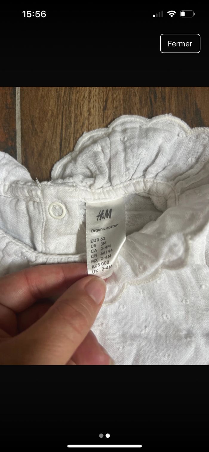 Barboteuse H&M 3 mois - photo numéro 2