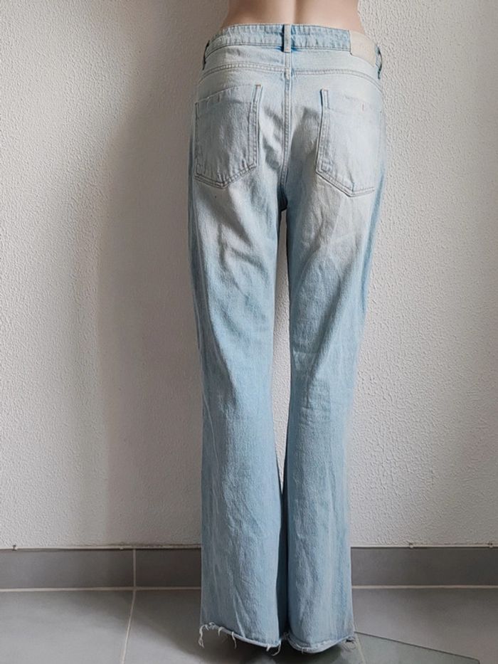 Jeans déchiré pour femme - Taille haute - Pantalon en jean pour femme -Zara - photo numéro 8