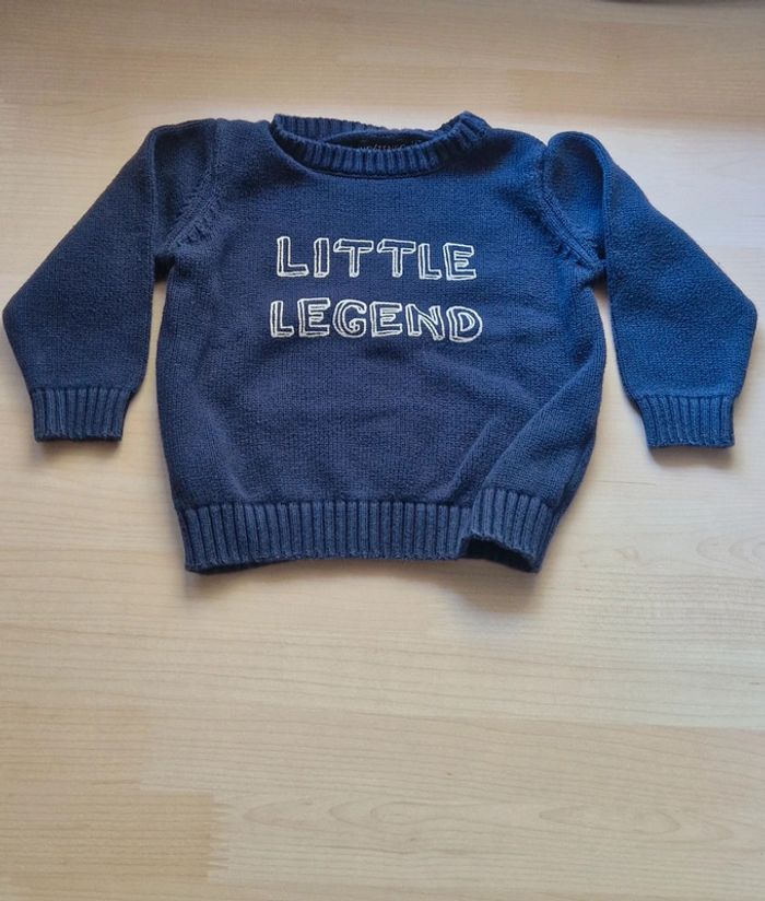 Pull bleu marine enfant