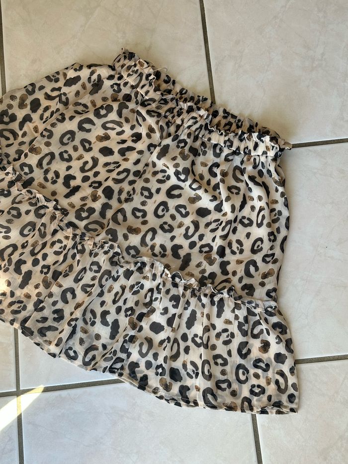 Jupe léopard beige taille M/L